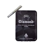 BLACK CHERRY GELATO DIAMOND INFUSED PRE-ROLLS (3PK) (1.5G)